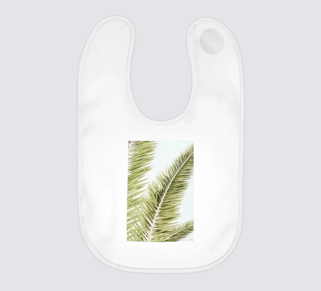 Light Palm Trees Babylätzchen von Babett Schultze