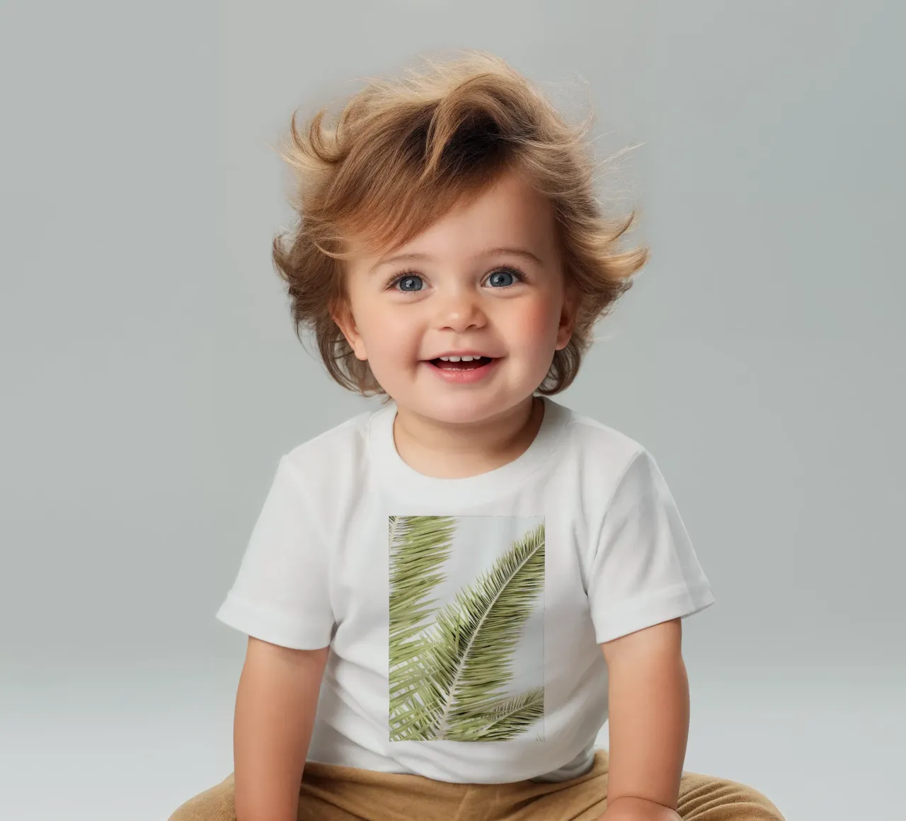 Light Palm Trees camiseta de bebé de Babett Schultze
