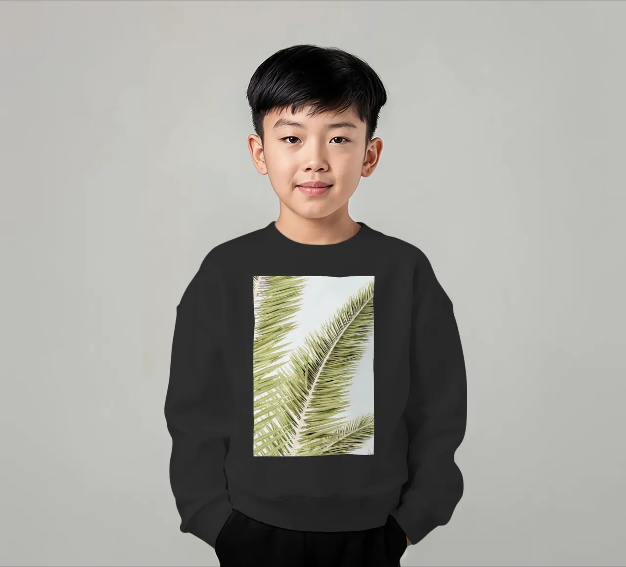 Light Palm Trees felpa bambino da Babett Schultze