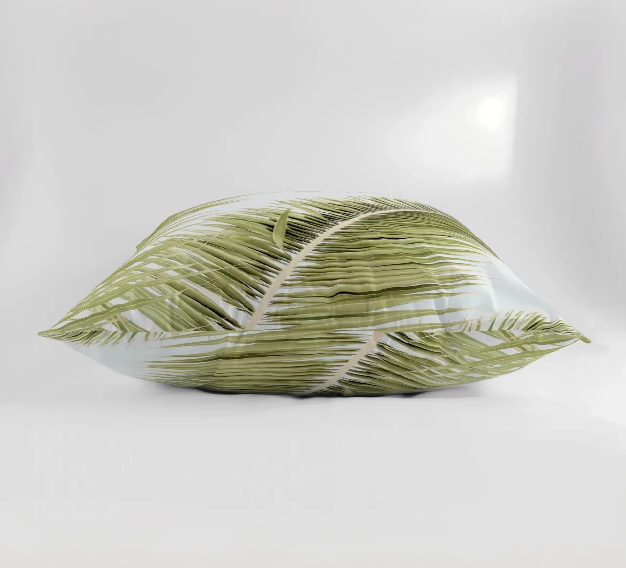 Light Palm Trees kussen van Babett Schultze