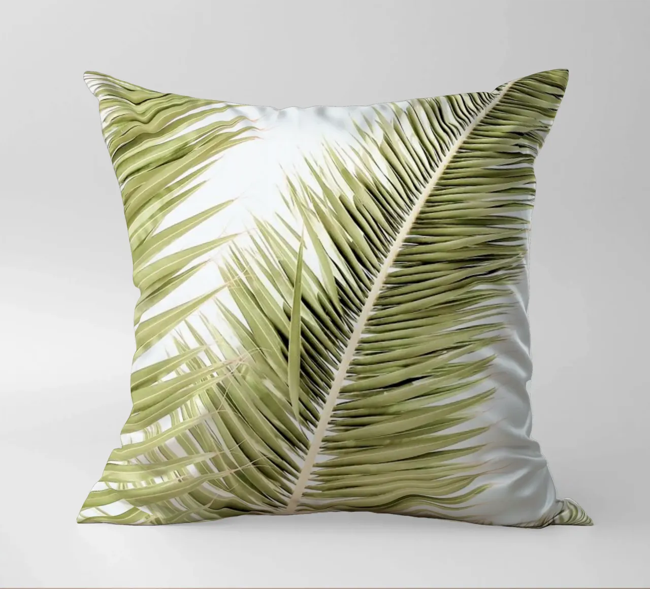 Light Palm Trees cuscino da Babett Schultze