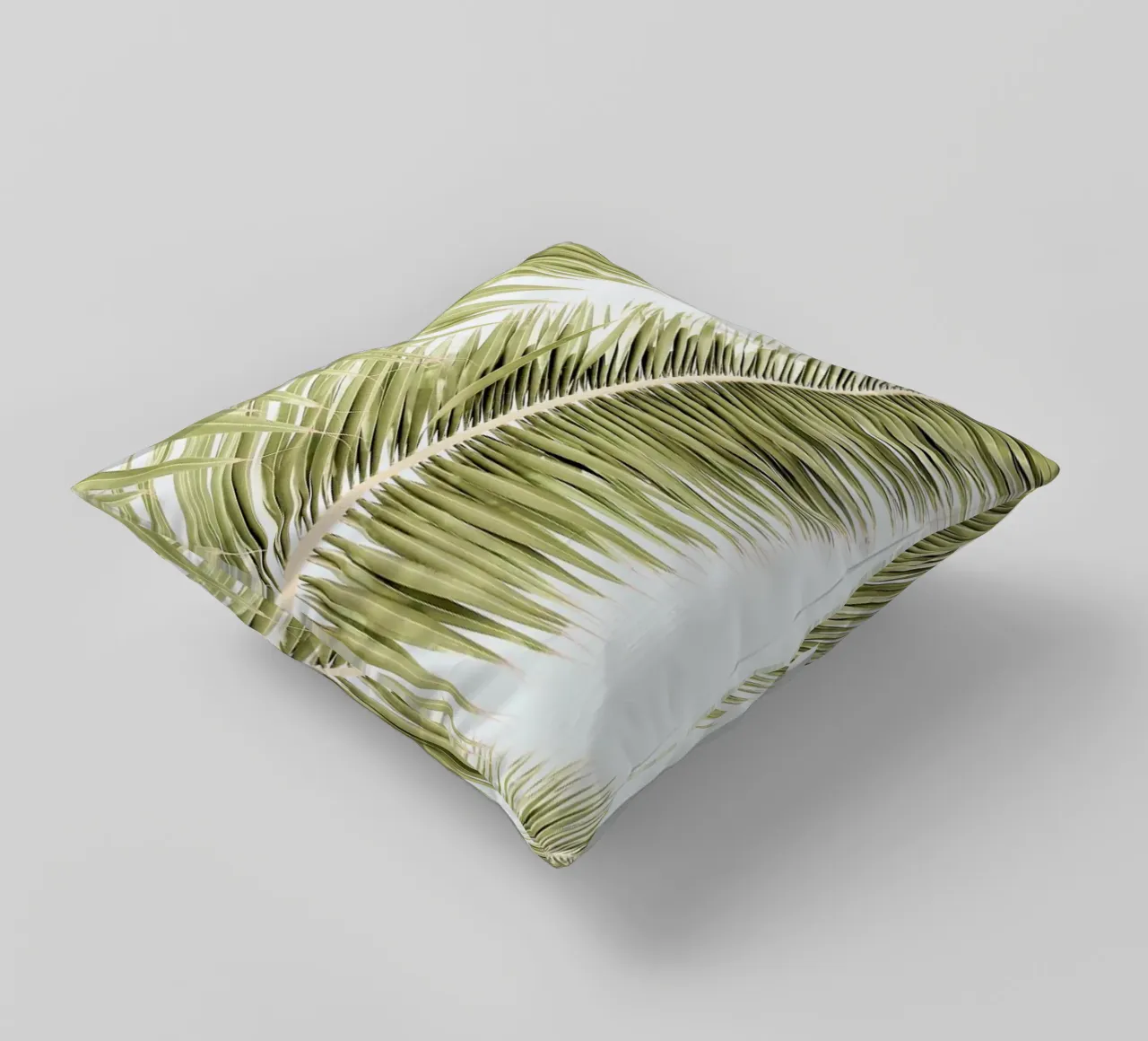 Light Palm Trees Kissen von Babett Schultze