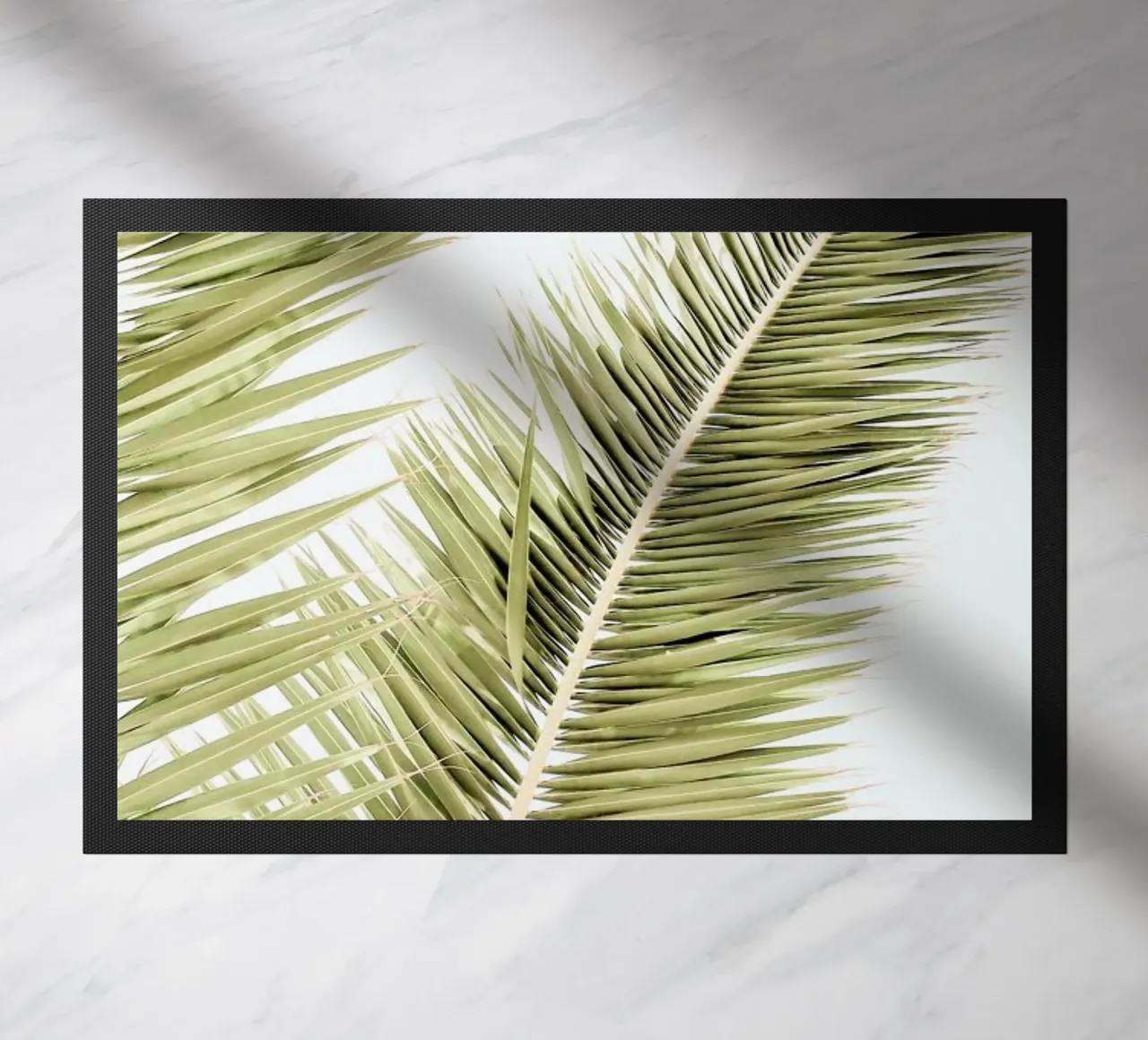 Light Palm Trees Fußmatte von Babett Schultze