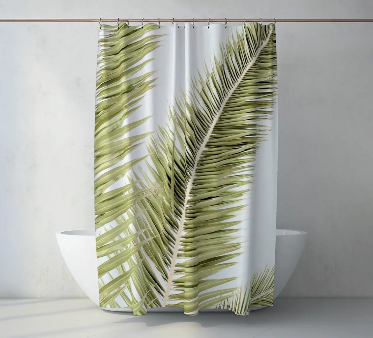 Light Palm Trees tenda da doccia da Babett Schultze