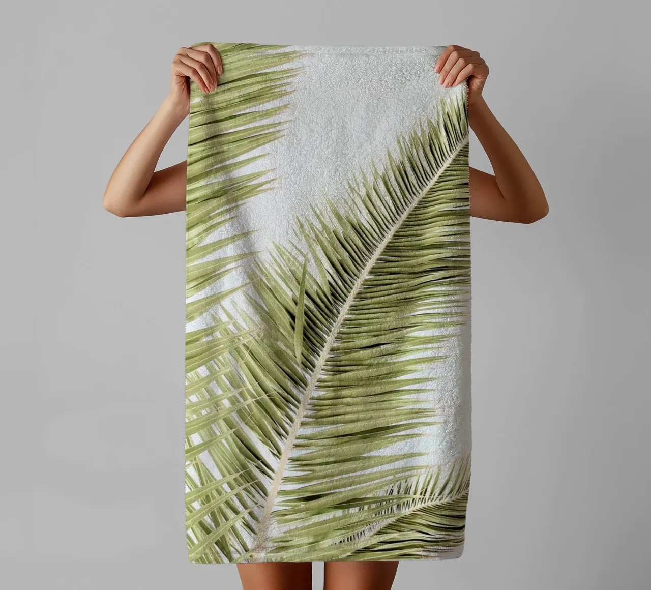 Light Palm Trees asciugamano da bagno da Babett Schultze