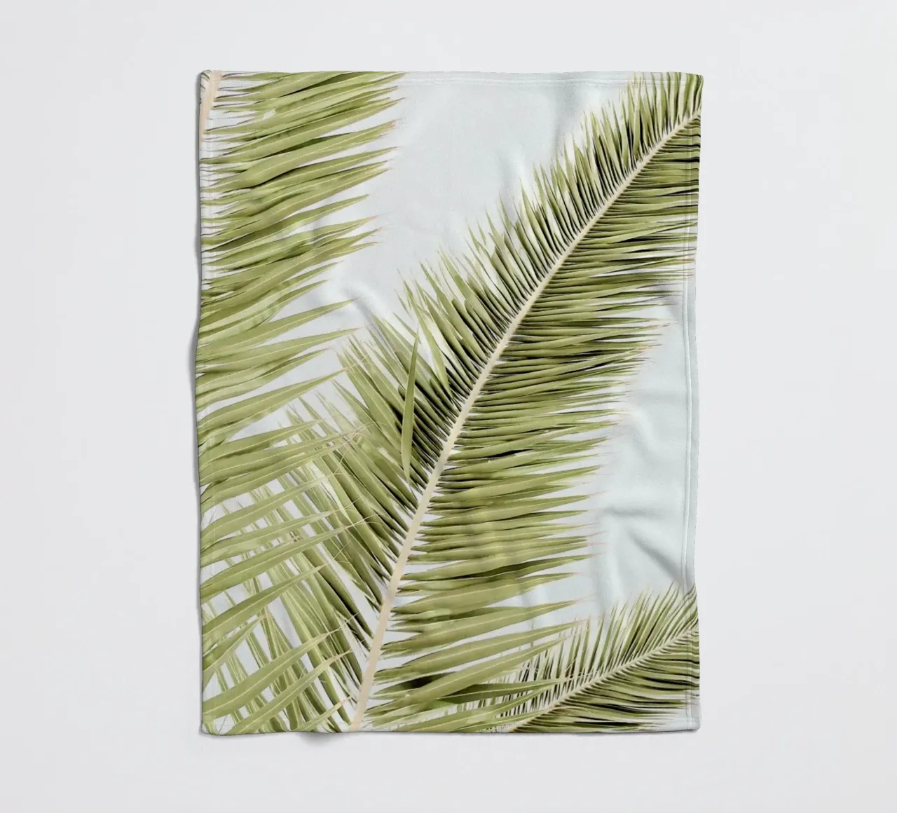 Light Palm Trees manta de franela de Babett Schultze
