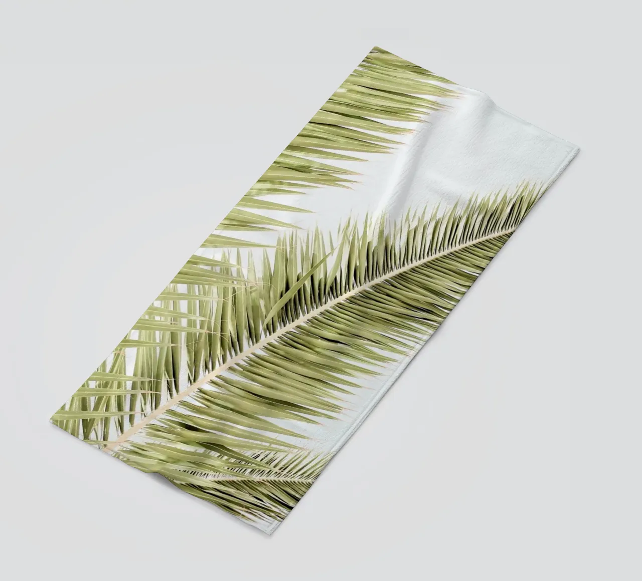 Light Palm Trees Strandtuch von Babett Schultze