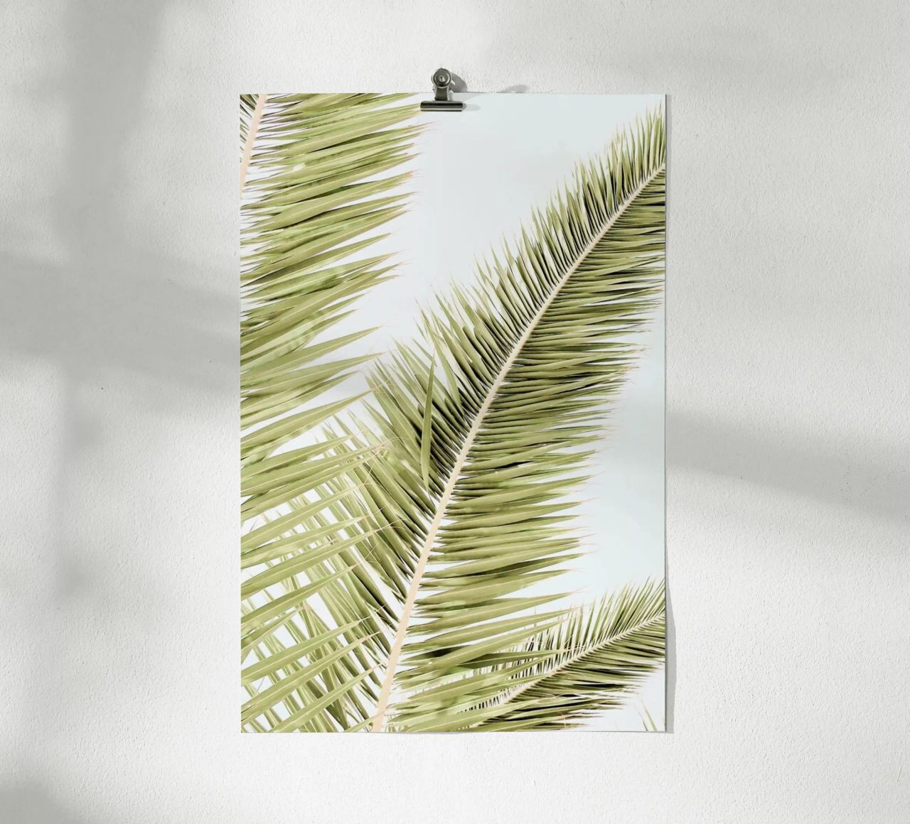 Light Palm Trees carta hahnemühle da Babett Schultze