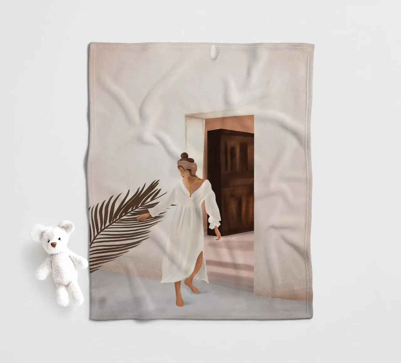 Sunrise coperta in pile da cityart