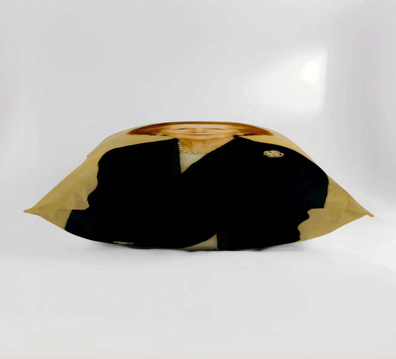 Margaret Thatcher Painting Imagination Redrawing decorative cushion by MOKAIYA