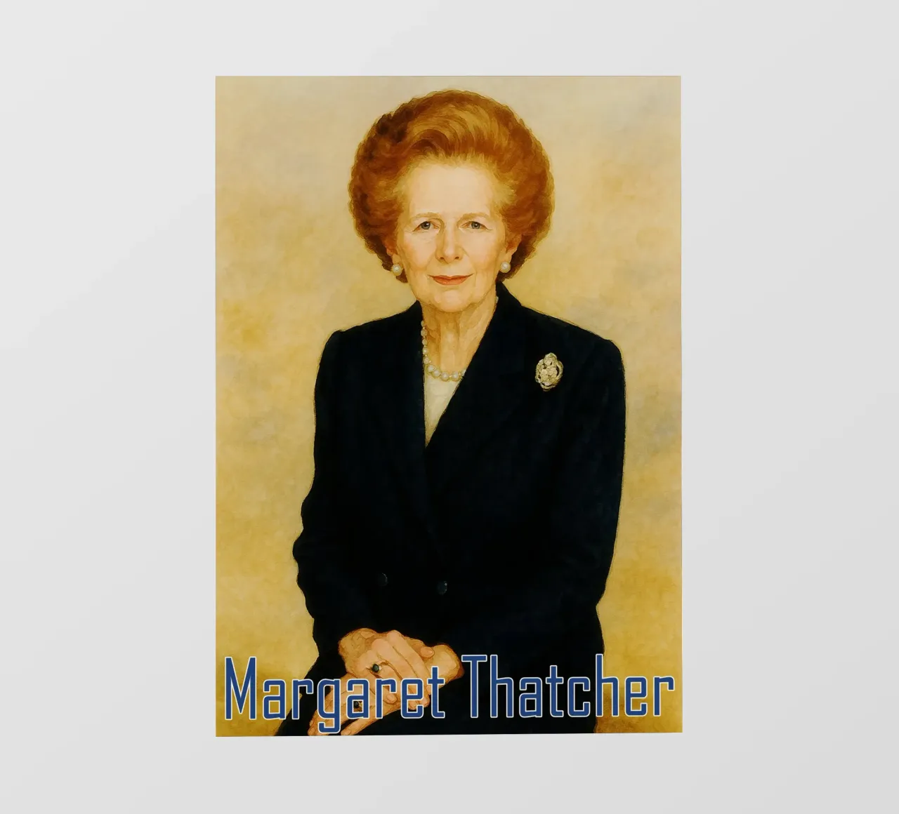 Margaret Thatcher Painting Imagination Redrawing pvc cover by MOKAIYA