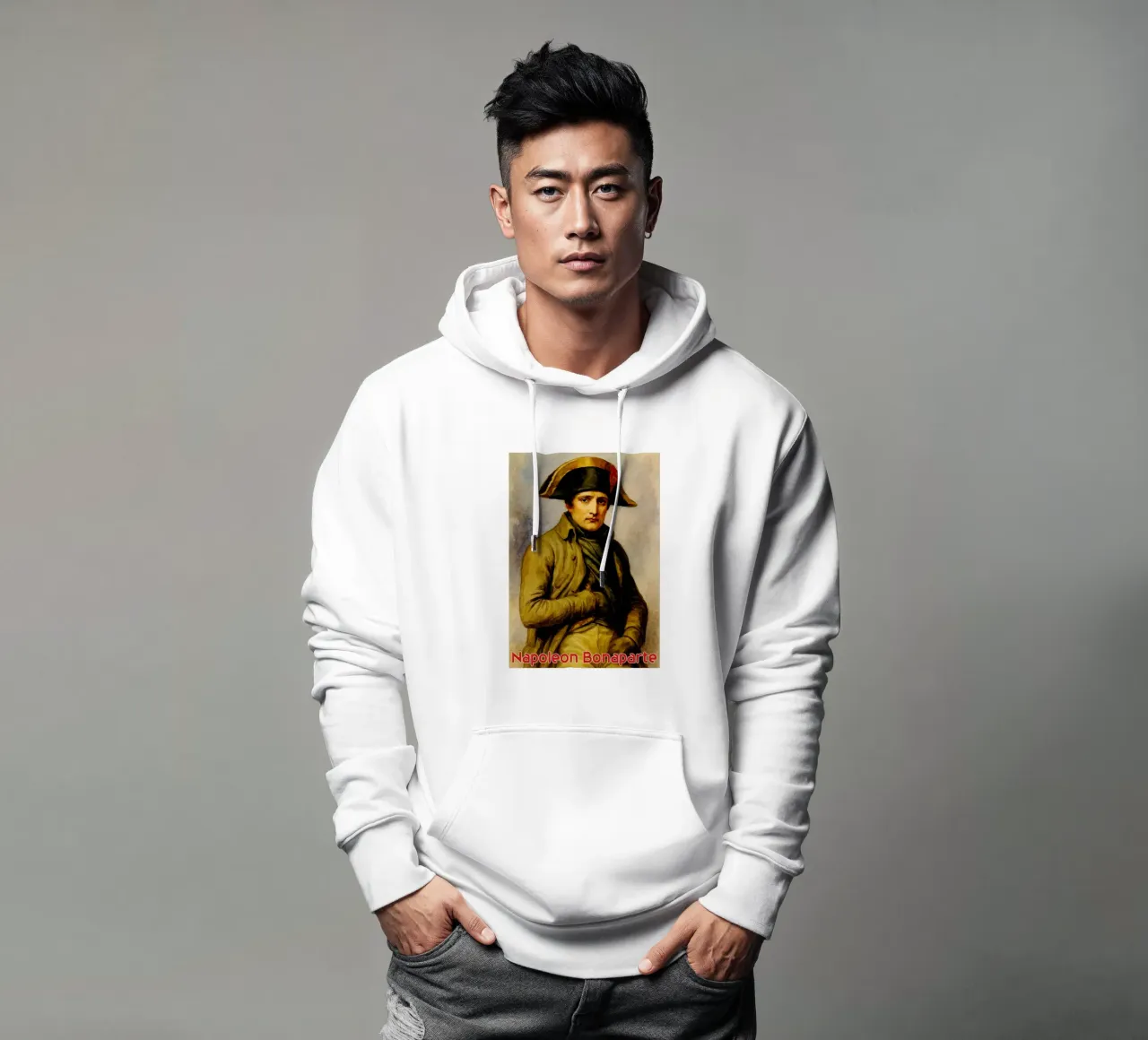 Napoleon Bonaparte Übermalen Phantasie Umzeichnen Hoodie von MOKAIYA