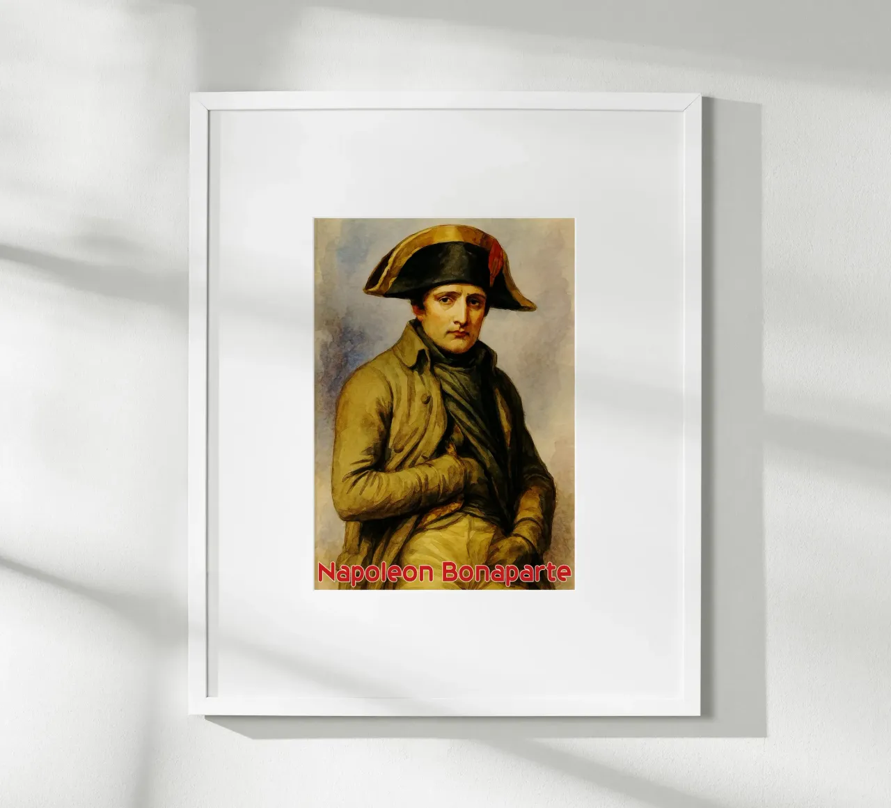 Napoleone Bonaparte Riparare l'immaginazione Ridisegnare carta hahnemühle da MOKAIYA