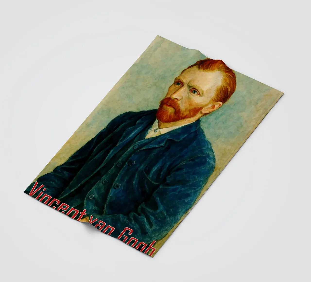 Vincent van Gogh Repainting Imagination Redrawing fleece blanket by MOKAIYA