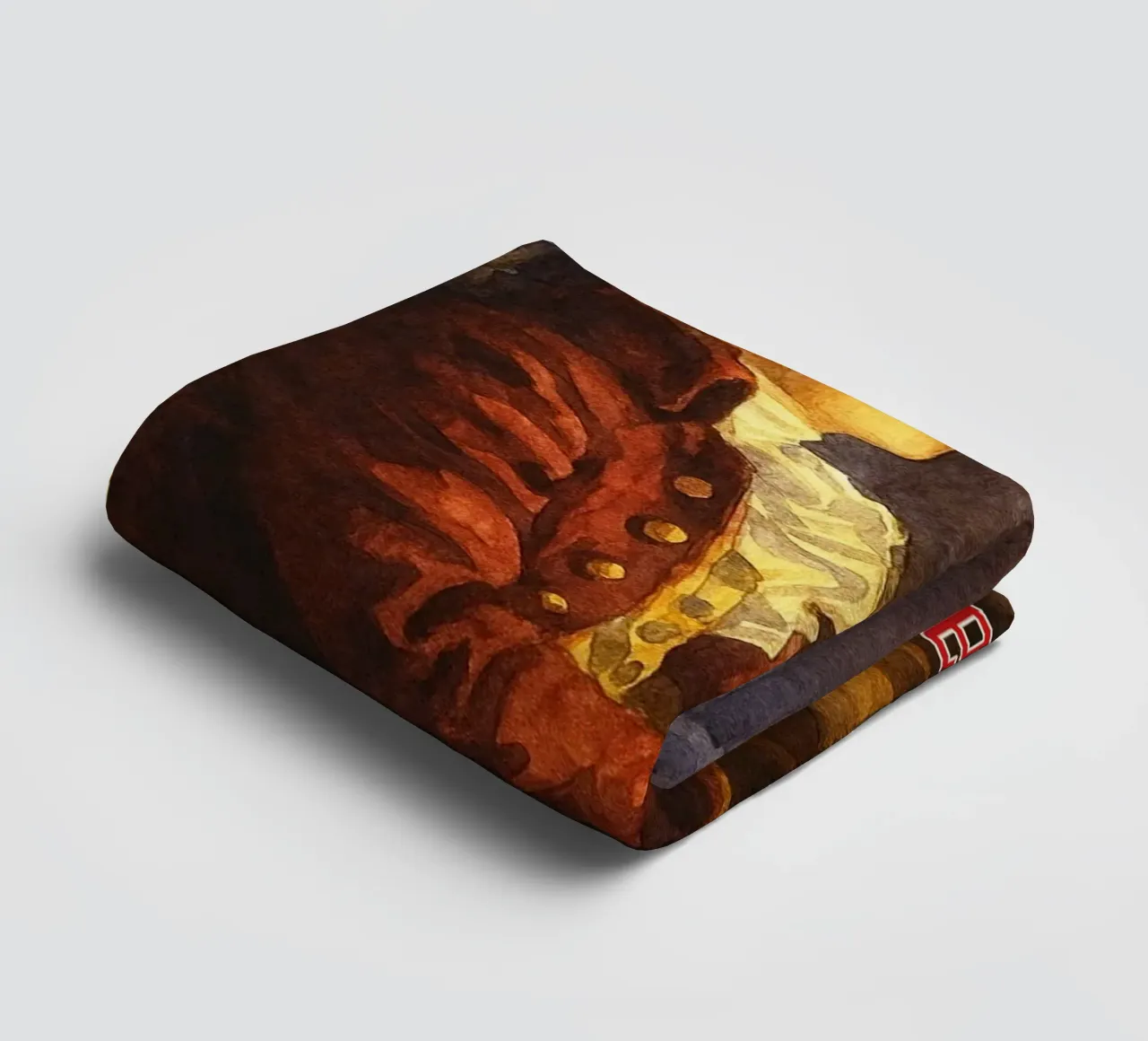 Wolfgang Amadeus Mozart Repainting Imagination Redrawing towel by MOKAIYA