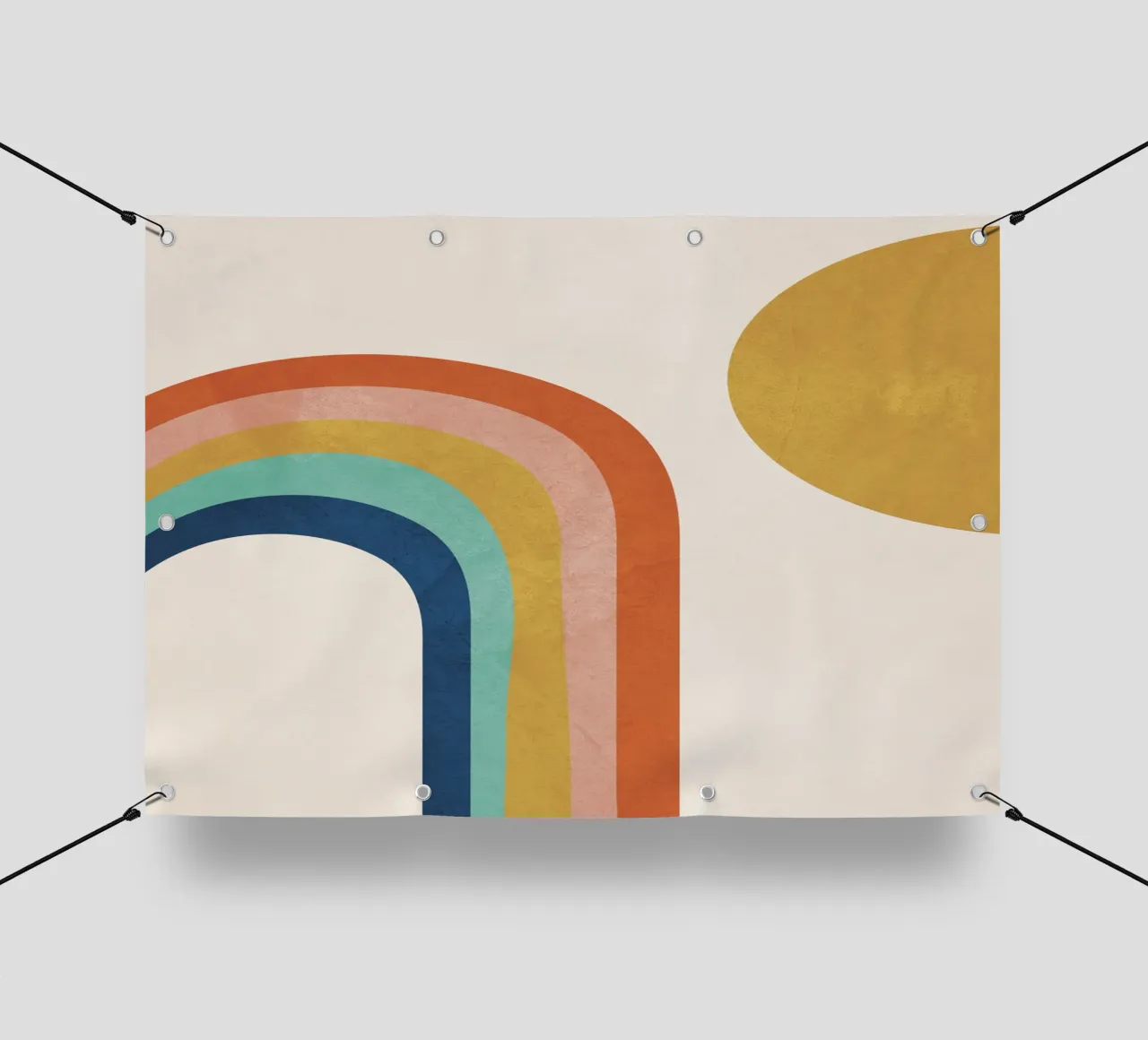 The Sun and a Rainbow telo in pvc da cityart