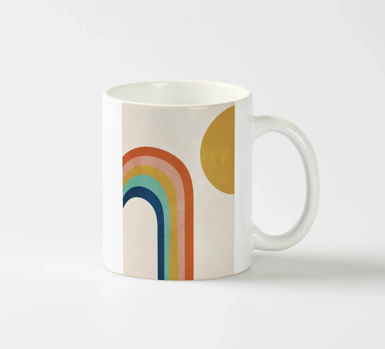 The Sun and a Rainbow tazza in ceramica da cityart