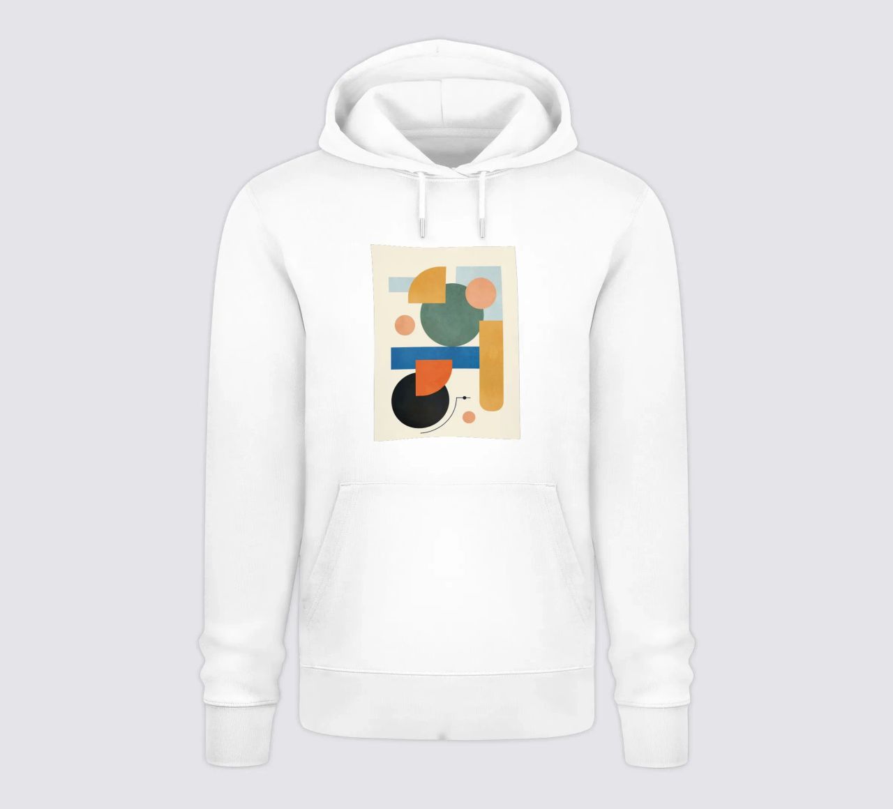 Geometric Color Play 01 felpa con cappuccio da cityart