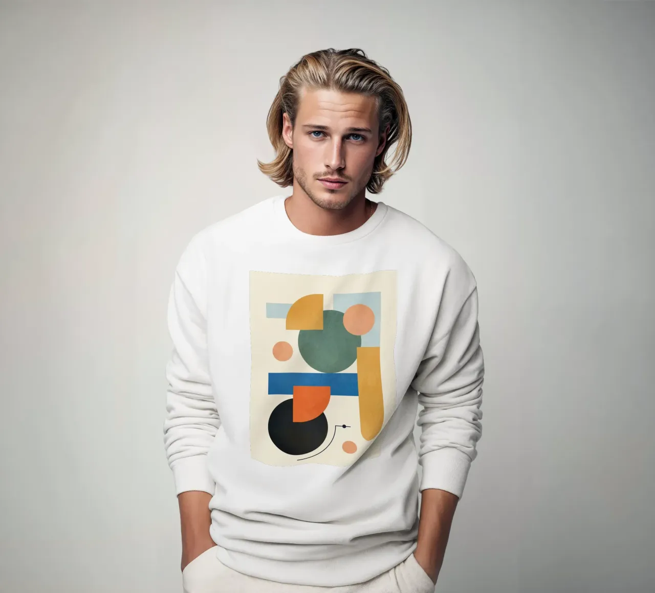 Geometric Color Play 01 felpa da cityart
