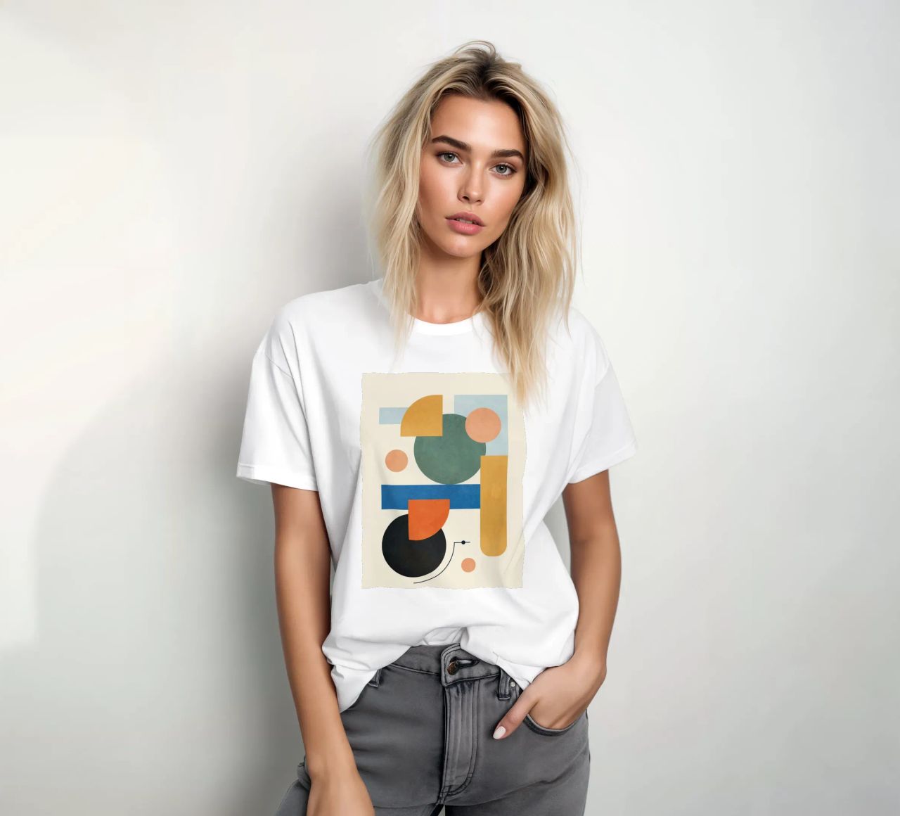 Geometric Color Play 01 t-shirt da cityart