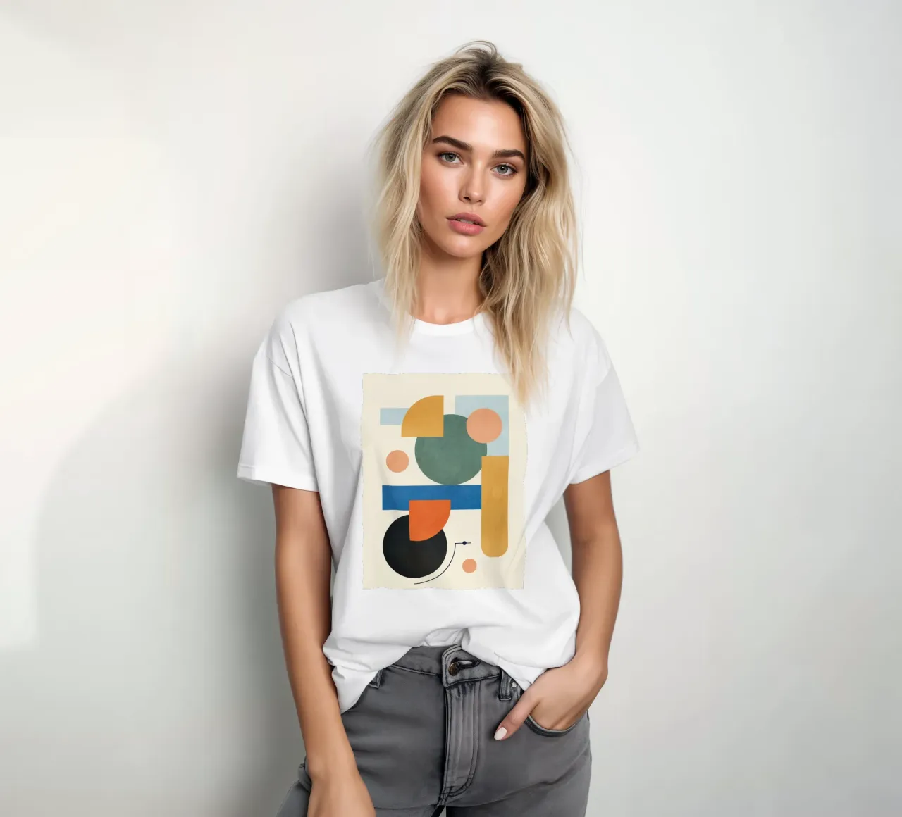 Geometric Color Play 01 t-shirt da cityart
