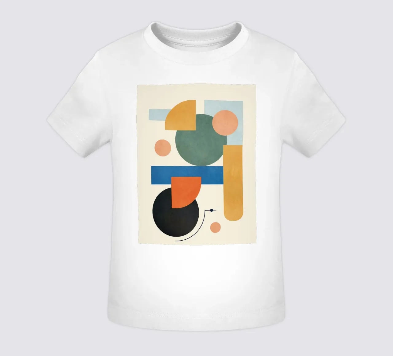 Geometric Color Play 01 maglietta neonato da cityart