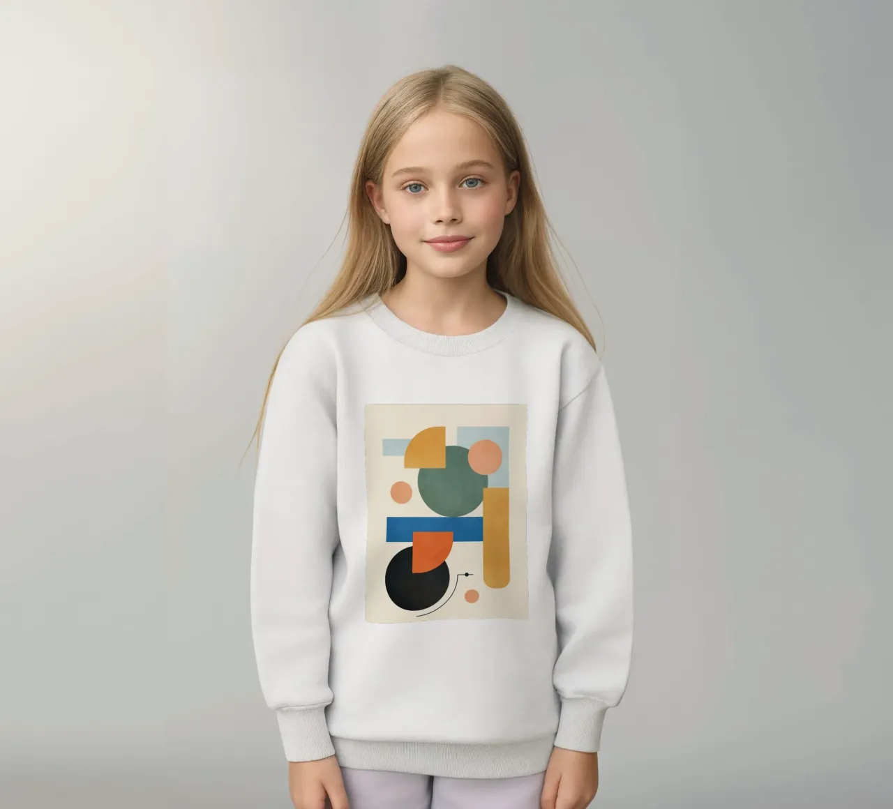 Geometric Color Play 01 felpa bambino da cityart