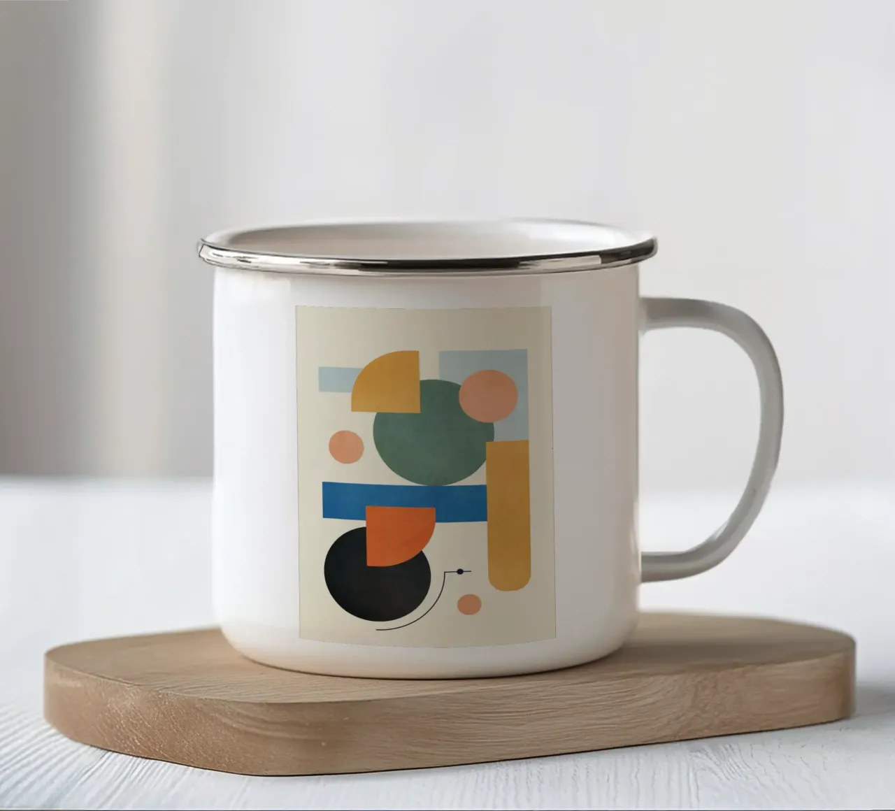 Geometric Color Play 01 emaille mok van cityart