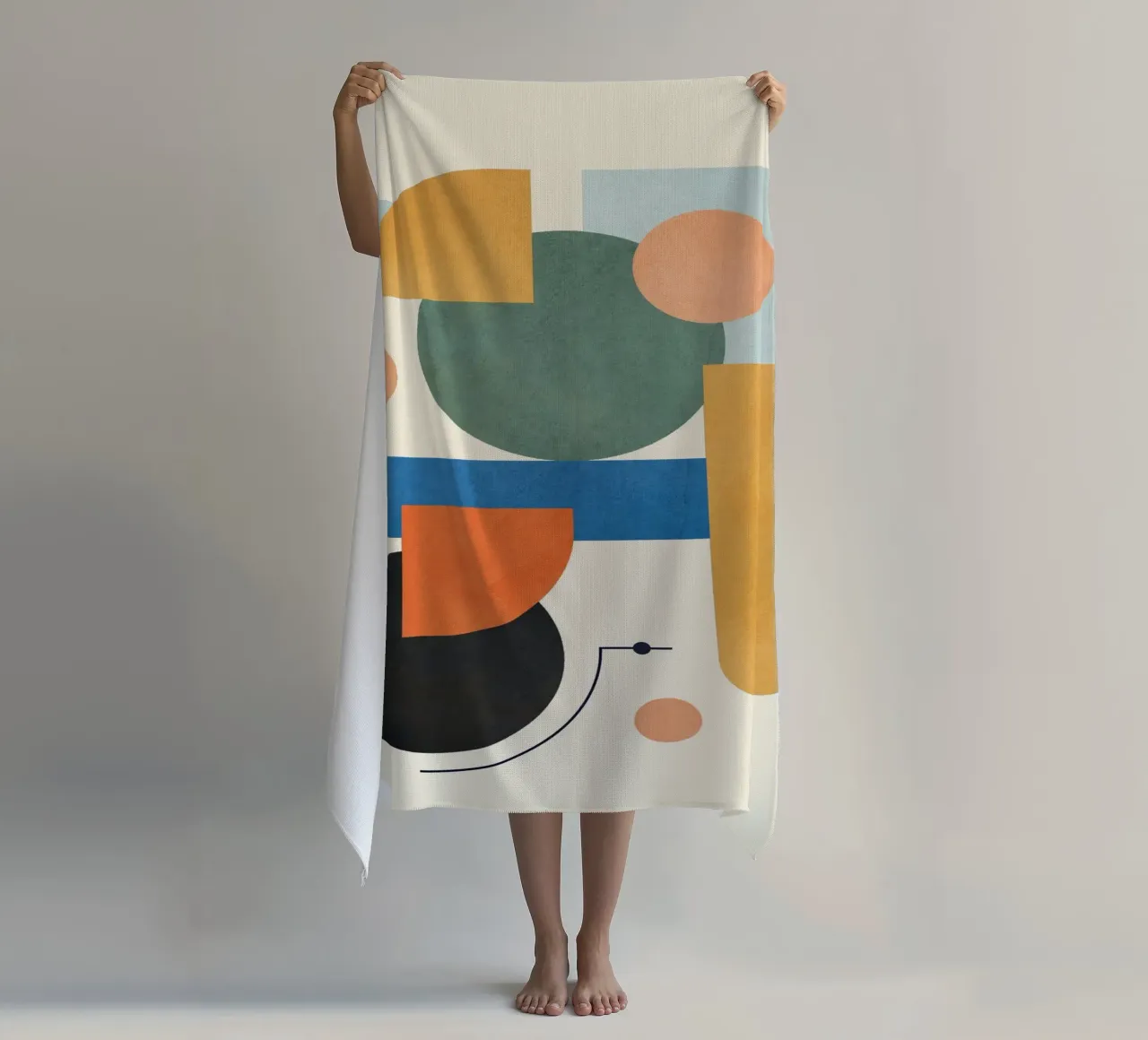 Geometric Color Play 01 telo mare da cityart