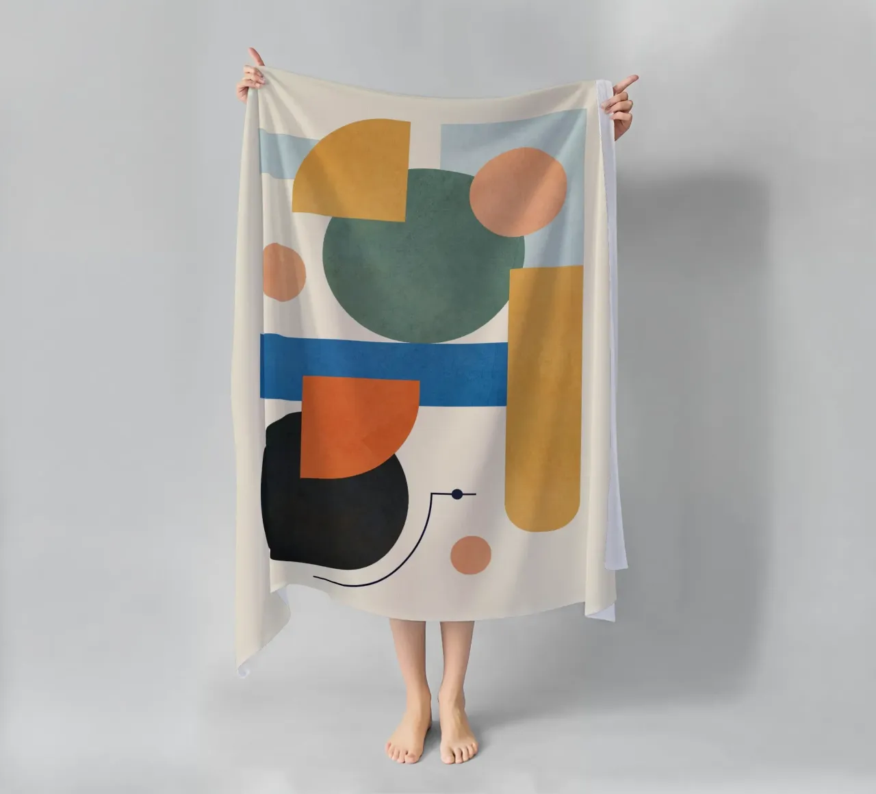 Geometric Color Play 01 telo mare da cityart