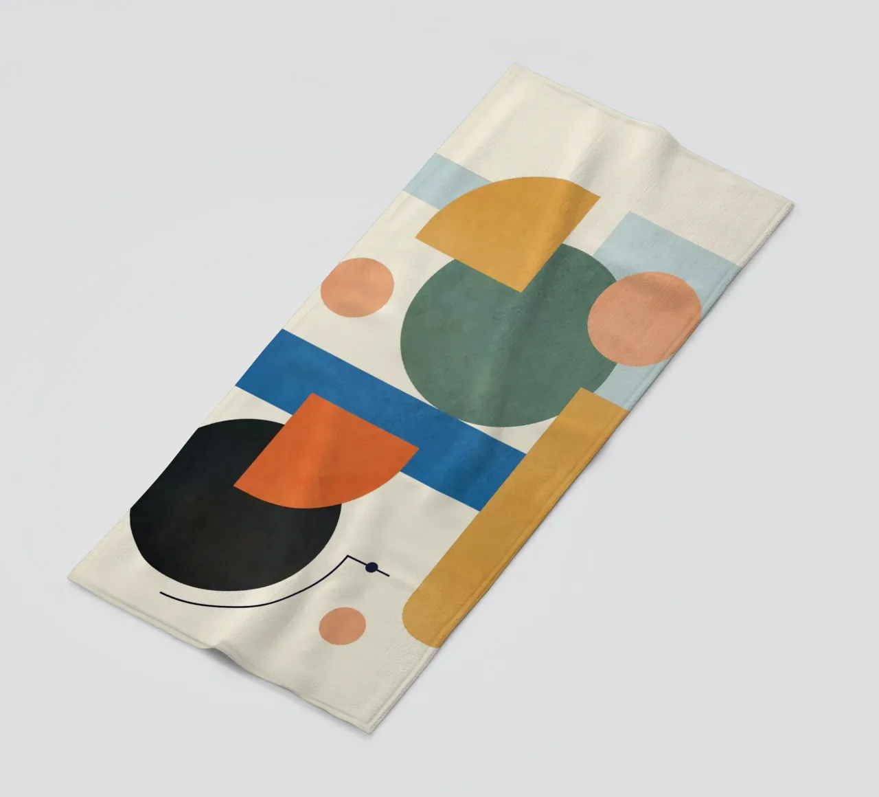 Geometric Color Play 01 telo mare da cityart