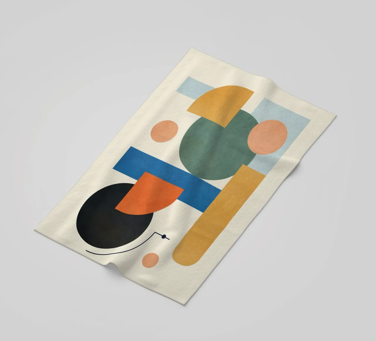 Geometric Color Play 01 telo mare da cityart