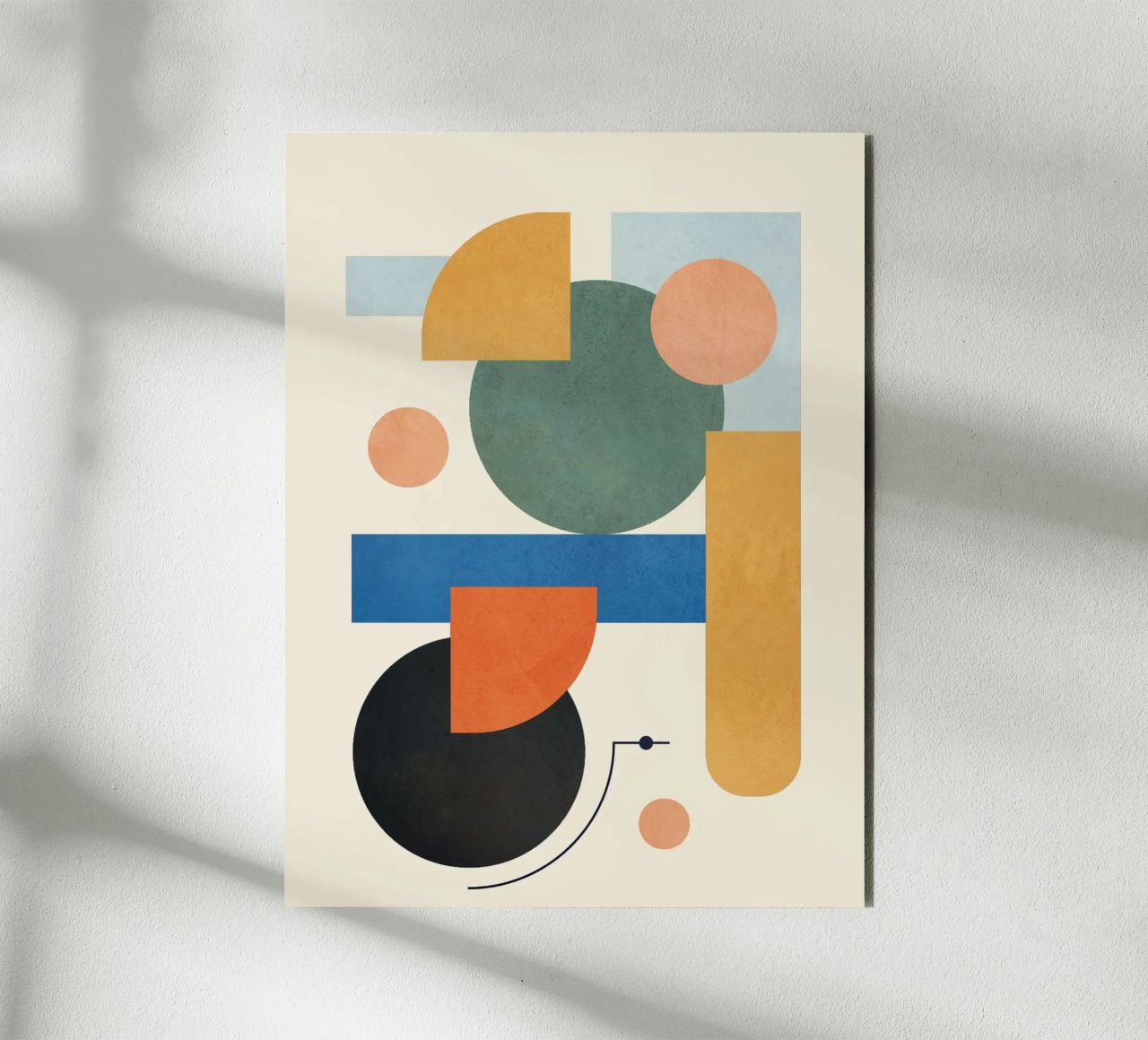 Geometric Color Play 01 alluminio dibond da cityart