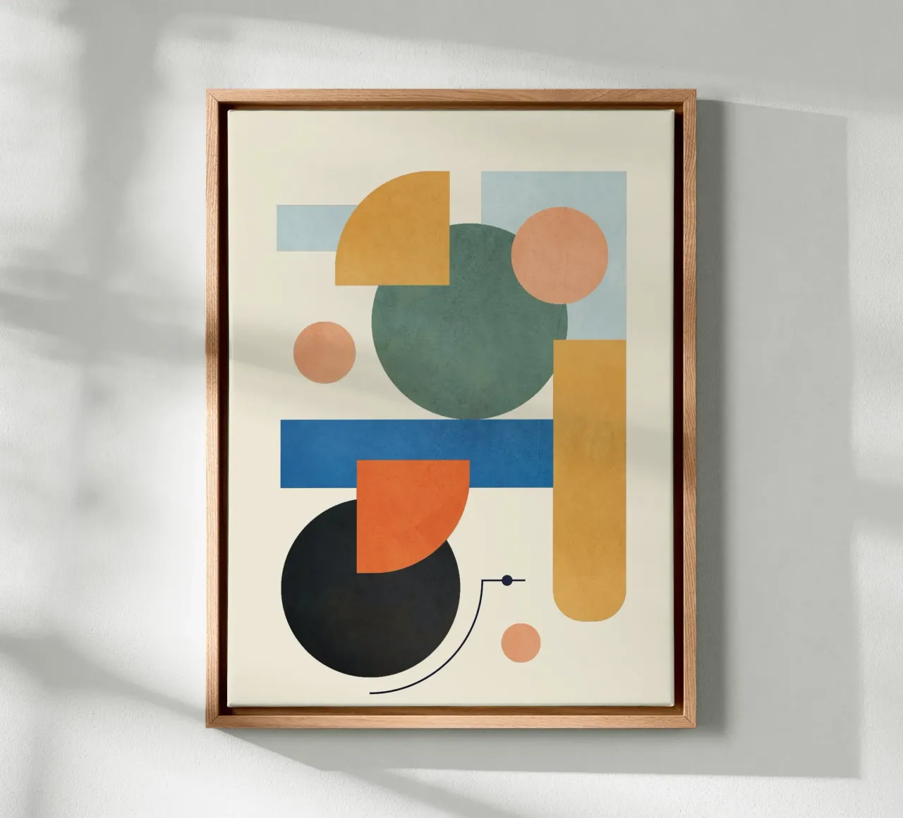 Geometric Color Play 01 canvas by cityart