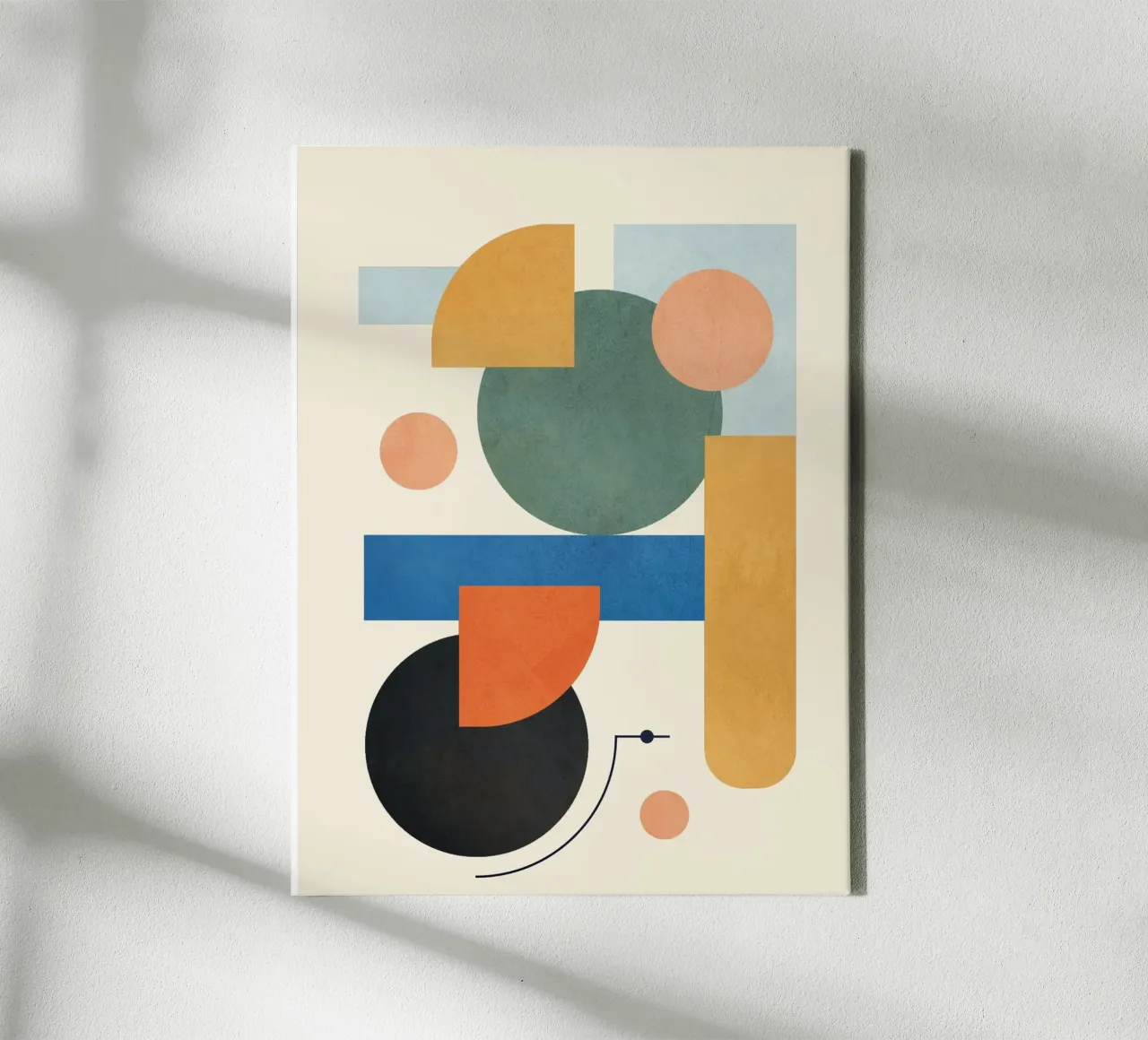 Geometric Color Play 01 canvas by cityart