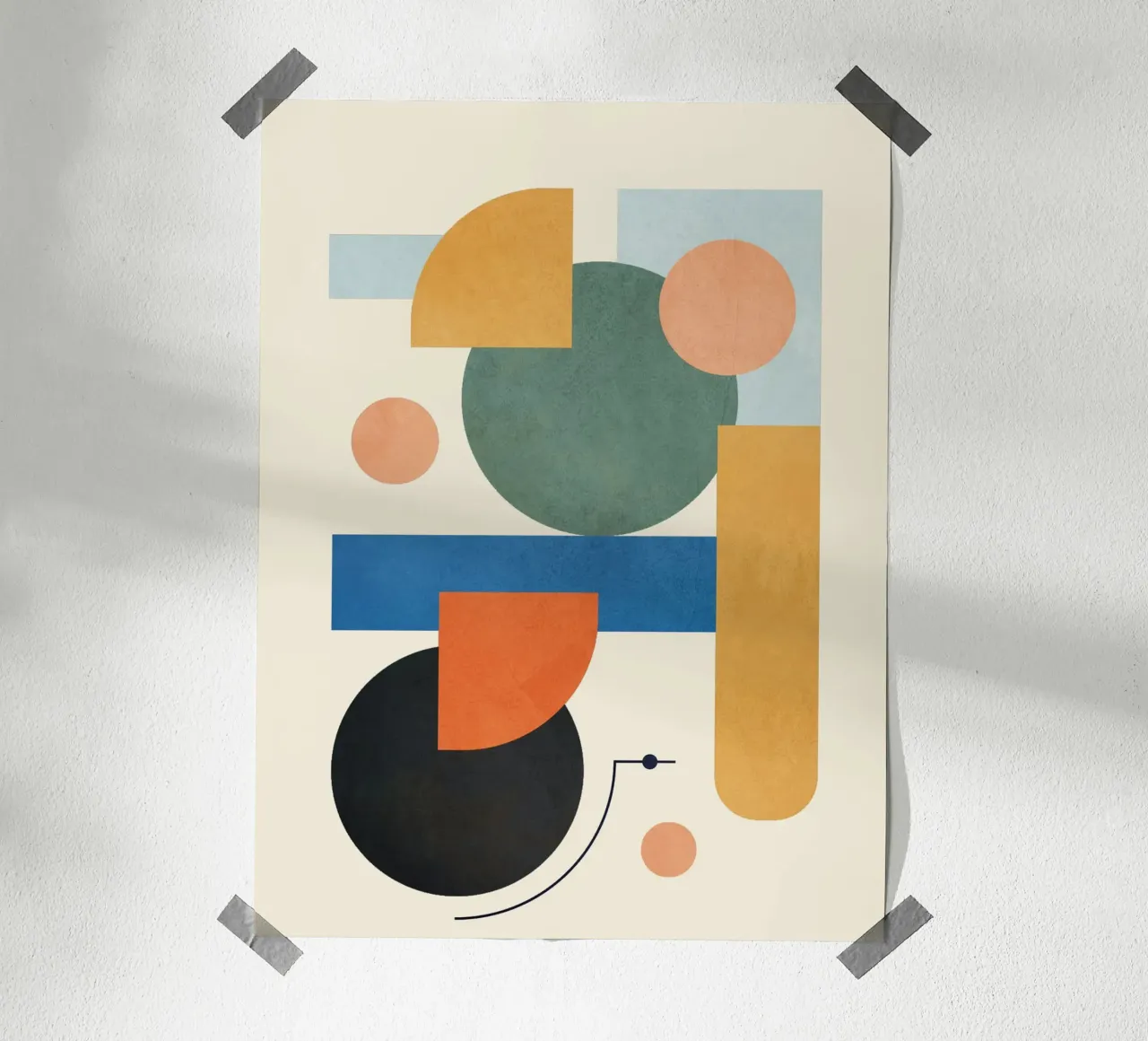 Geometric Color Play 01 poster da cityart