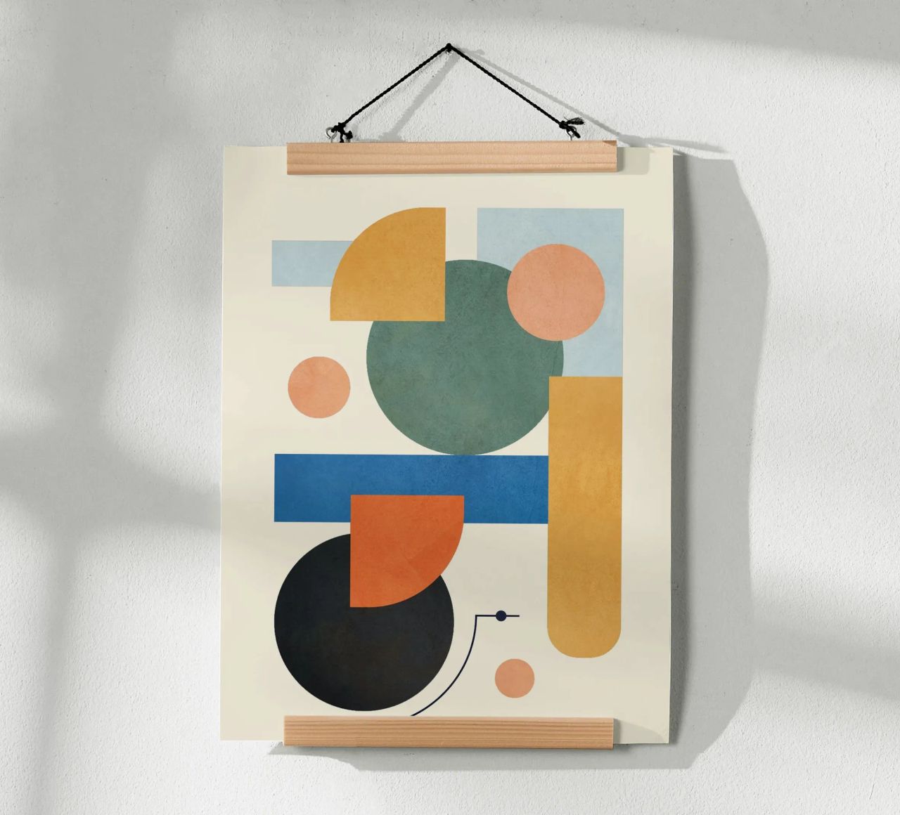Geometric Color Play 01 carta hahnemühle da cityart