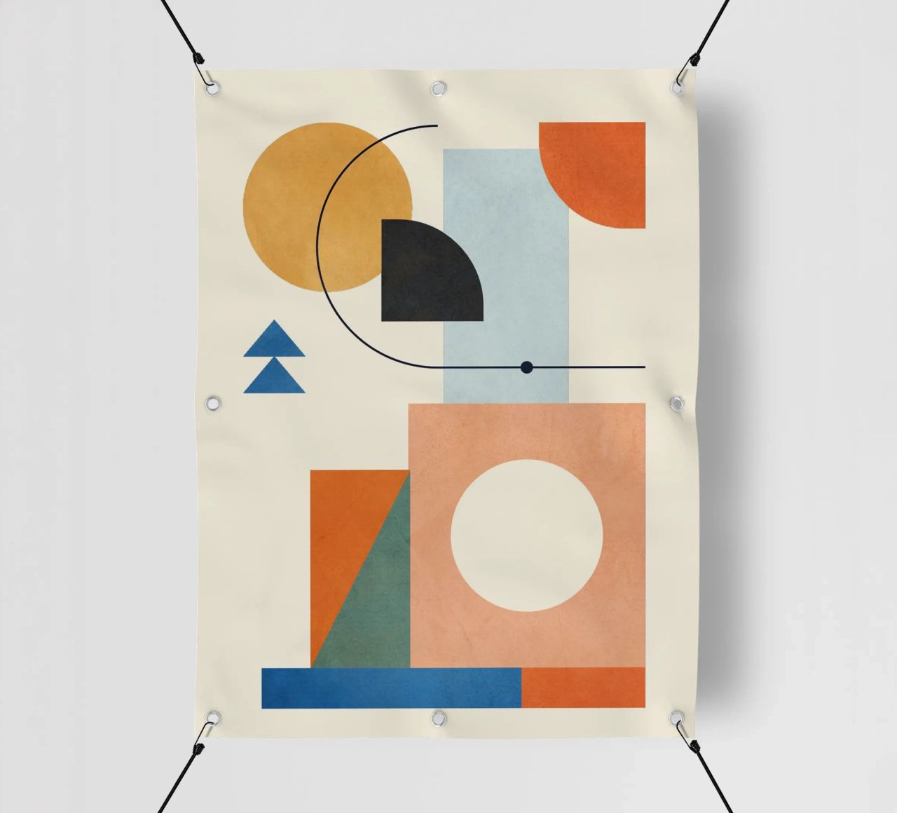 Geometric Color Play 02 telo in pvc da cityart