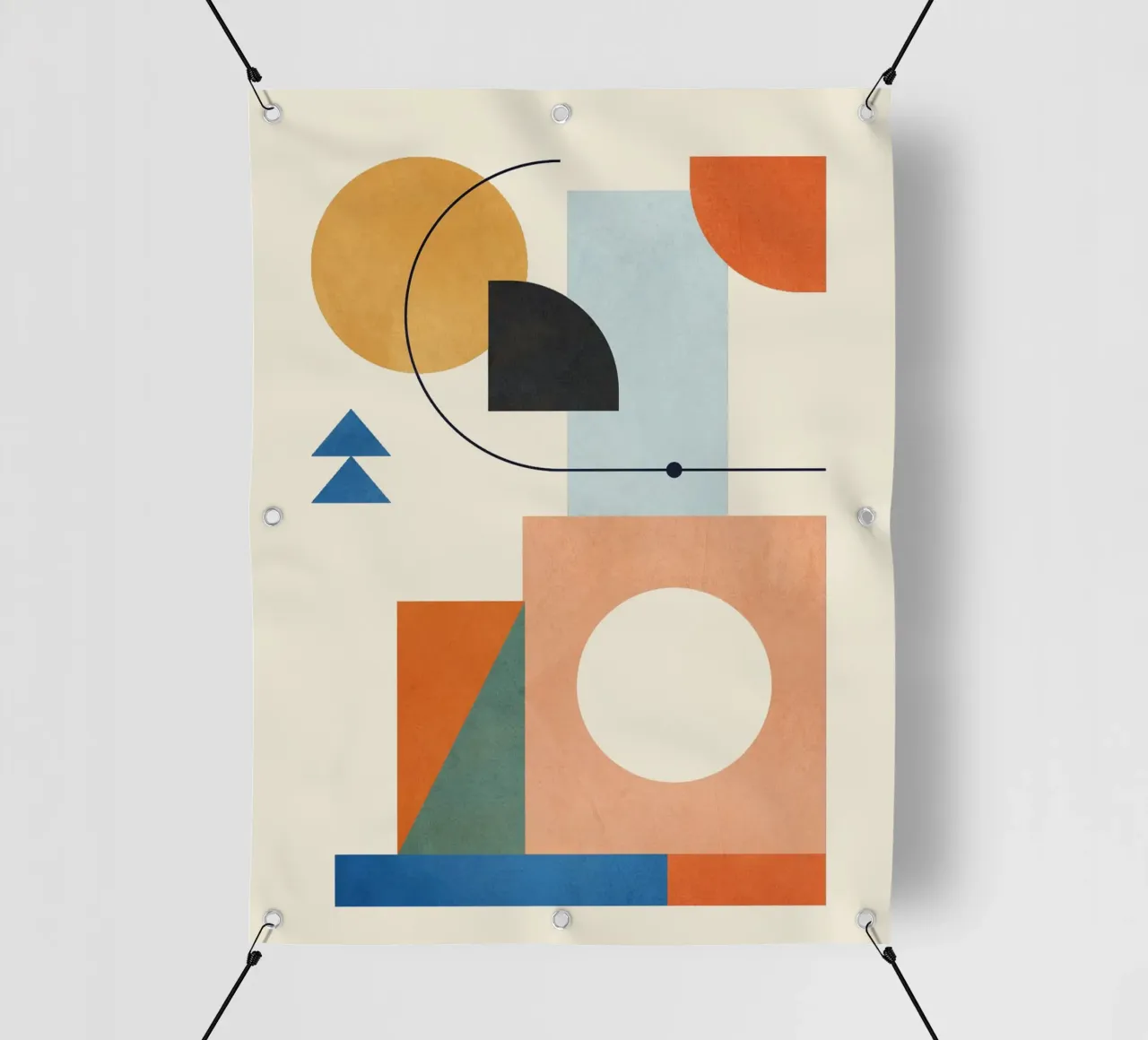 Geometric Color Play 02 telo in pvc da cityart