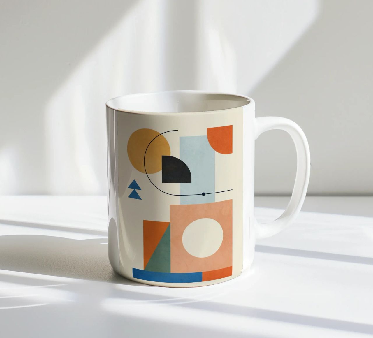 Geometric Color Play 02 tazza in ceramica da cityart