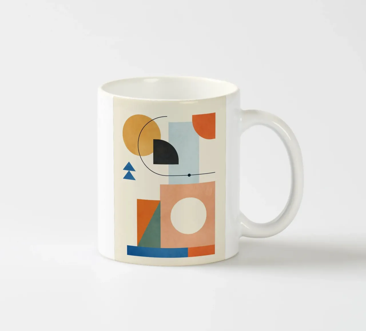 Geometric Color Play 02 ceramic mug by cityart