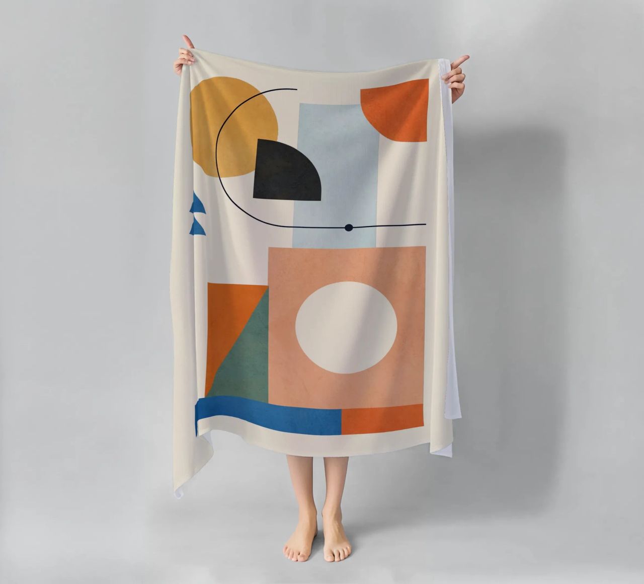 Geometric Color Play 02 telo mare da cityart