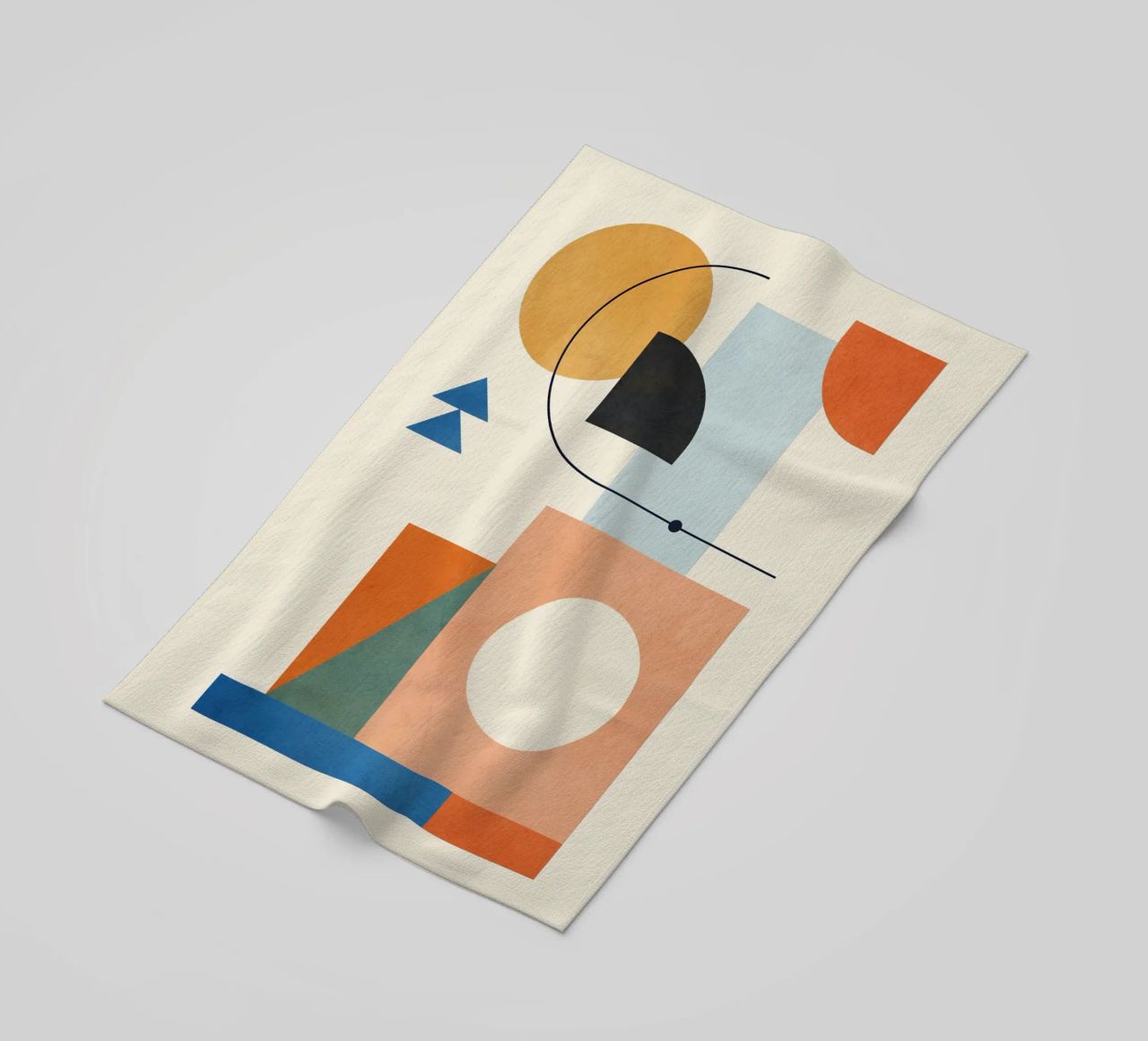 Geometric Color Play 02 telo mare da cityart
