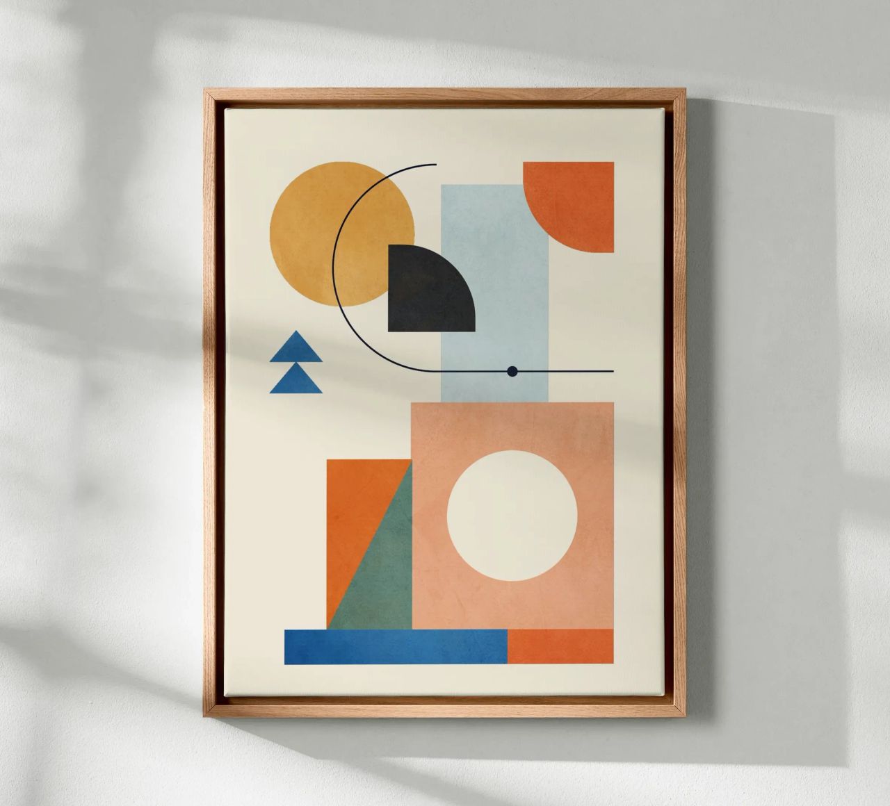 Geometric Color Play 02 canvas by cityart