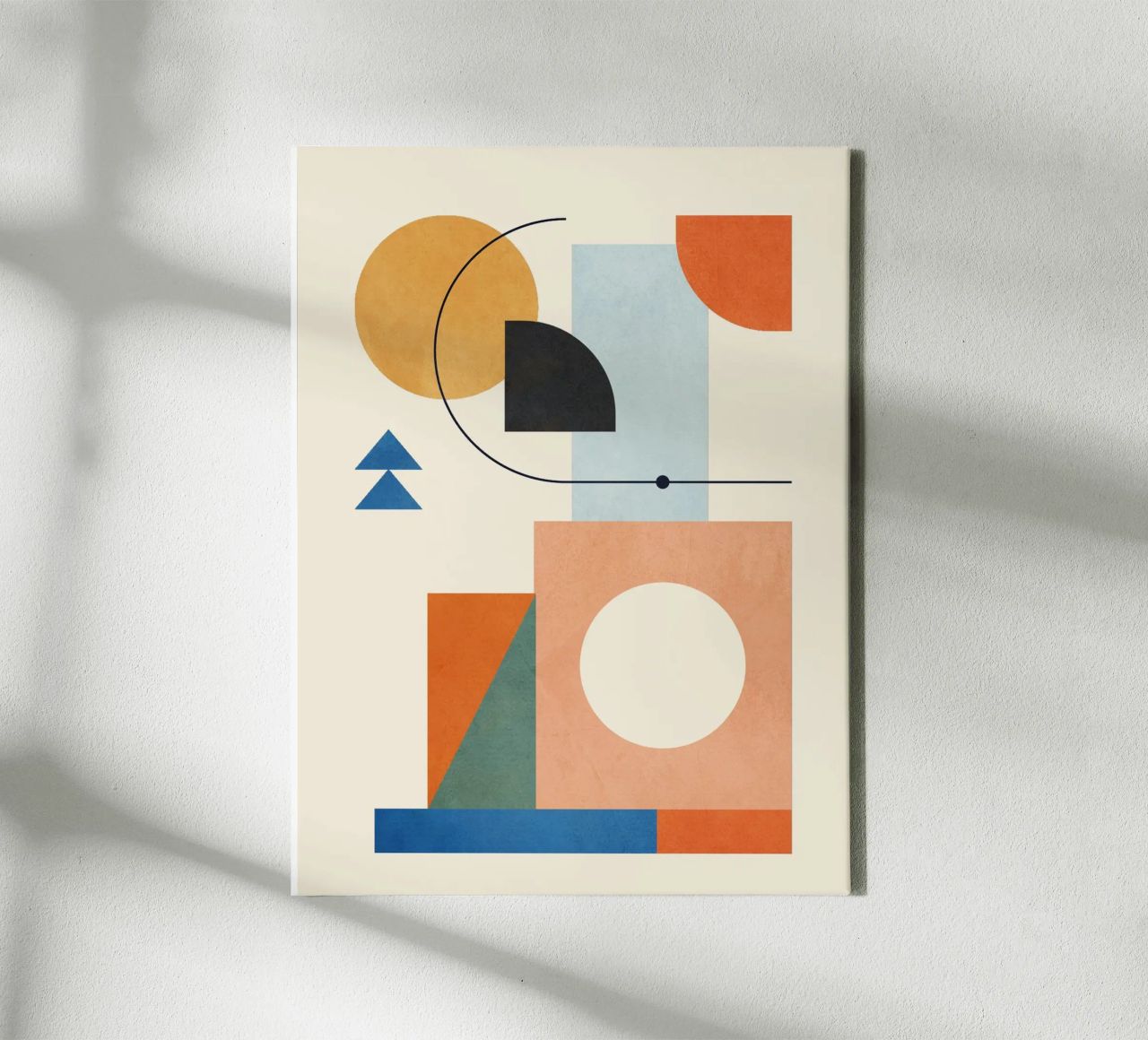 Geometric Color Play 02 canvas by cityart