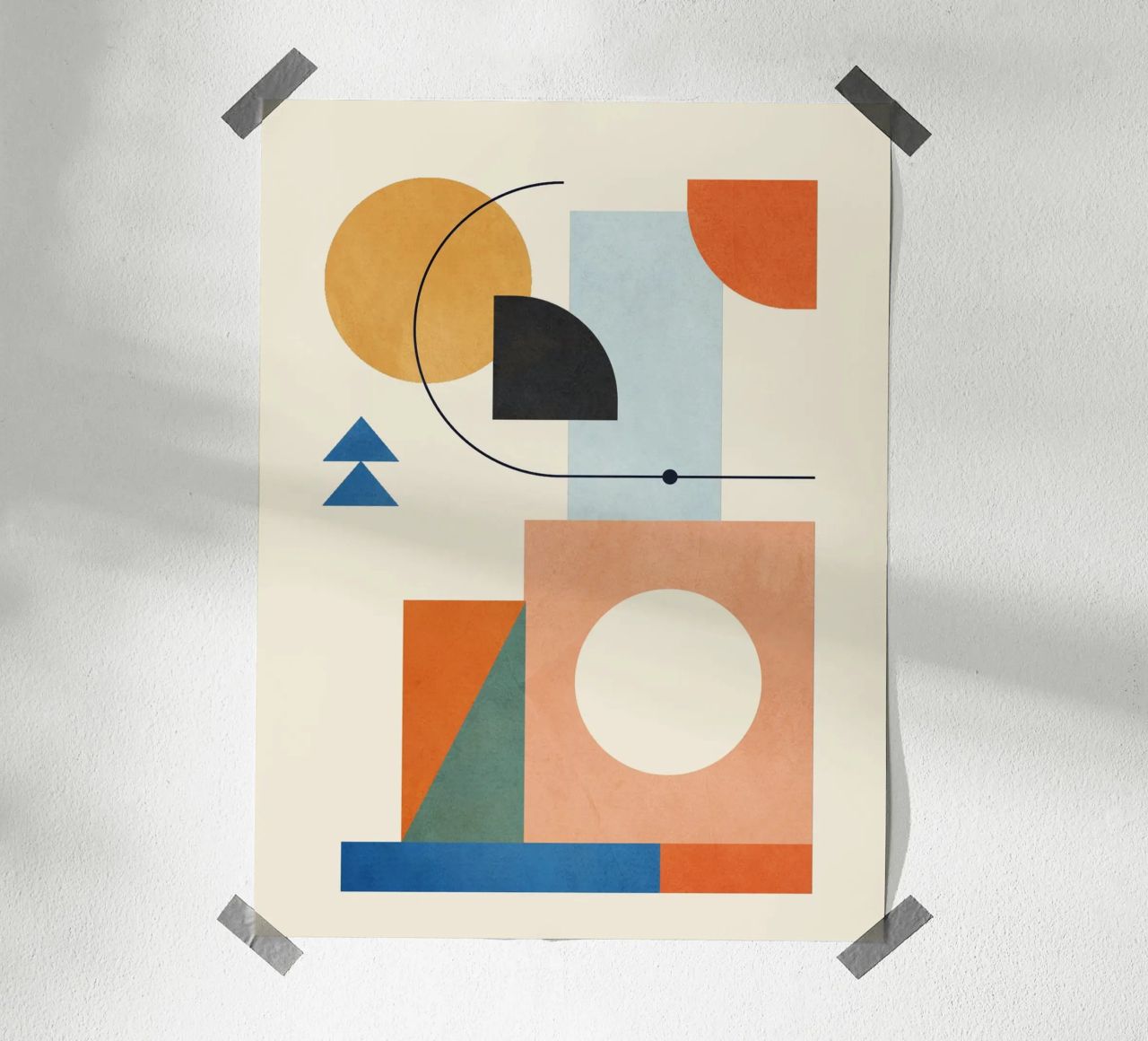 Geometric Color Play 02 poster by cityart