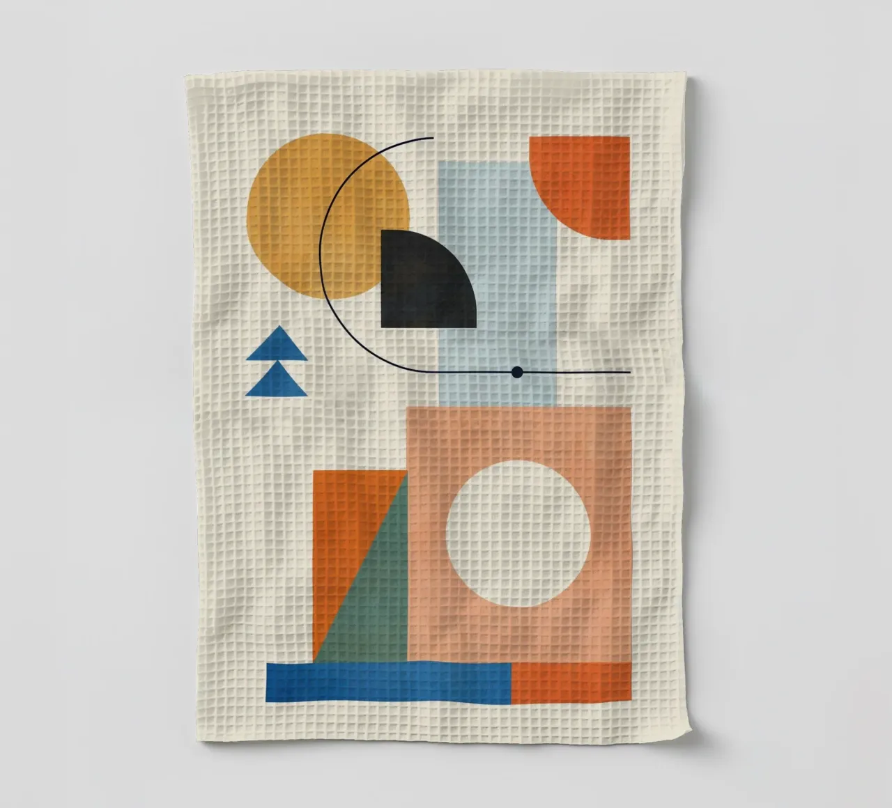 Geometric Color Play 02 theedoek van cityart