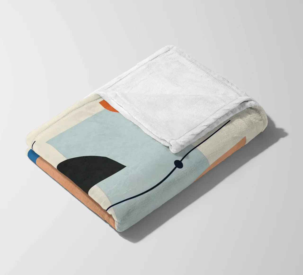 Geometric Color Play 02 coperta in pile da cityart