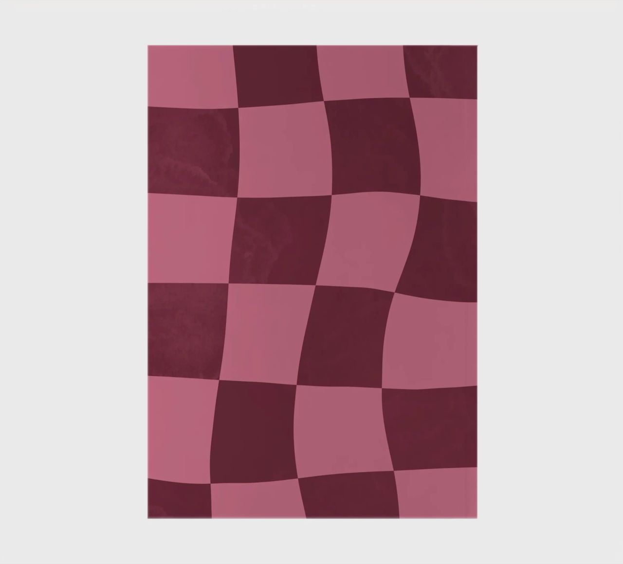 Rosa Damier Notizbuch von Sixmai