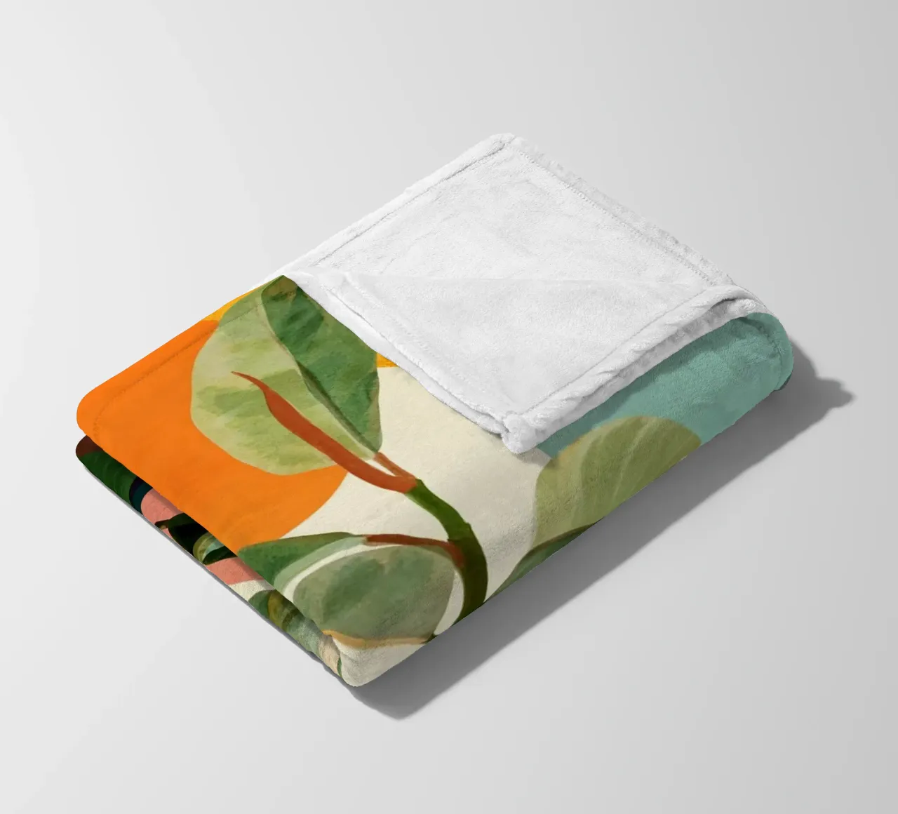Colorful Ficus 1 coperta in pile da cityart